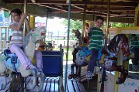 Jacob and Ali on Carousel