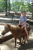Jessie on pony ride